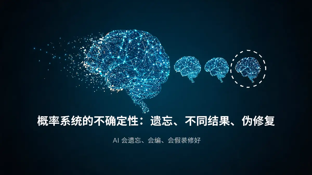 概率系统的不确定性：遗忘信息+不同结果+伪修复