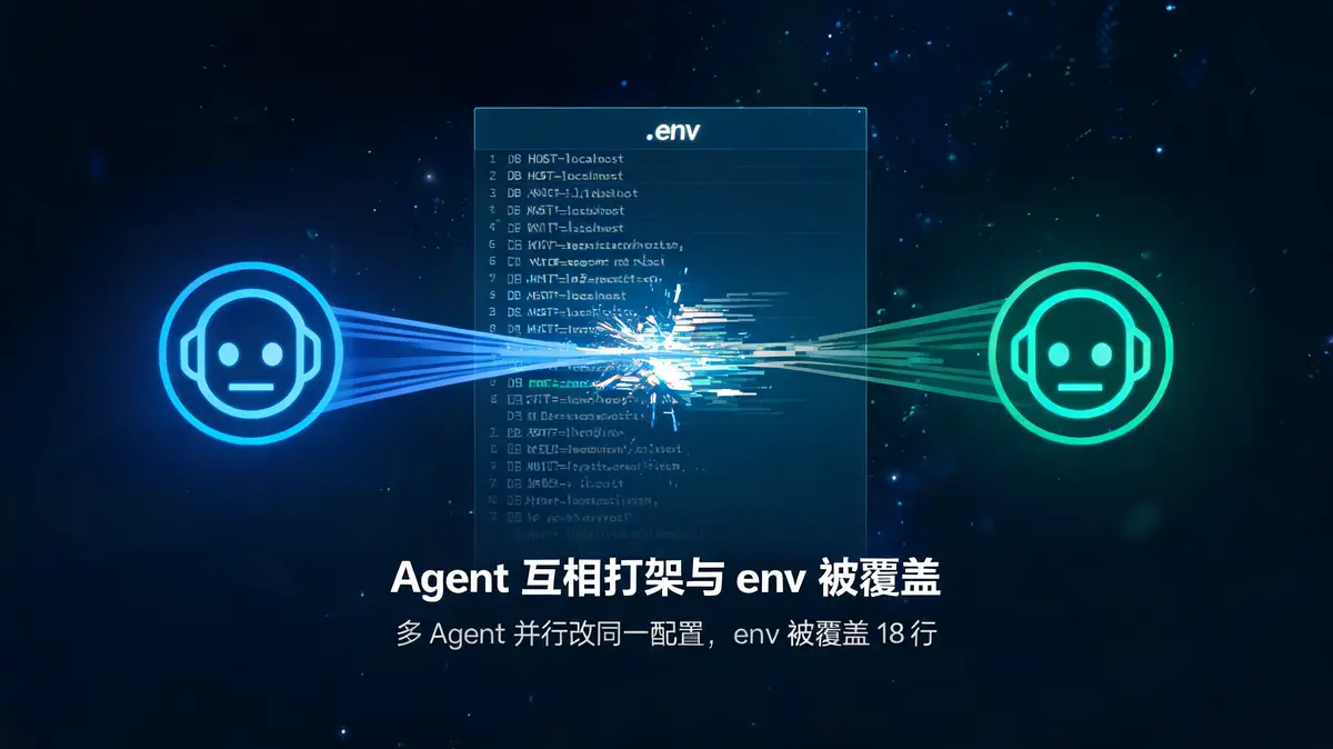Agent 互相打架与 env 被覆盖：协作与配置所导致的事故